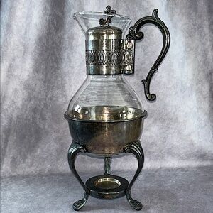 *Vintage* F.B. ROGERS SILVER COMPANY Silver-Plated Coffee Carafe